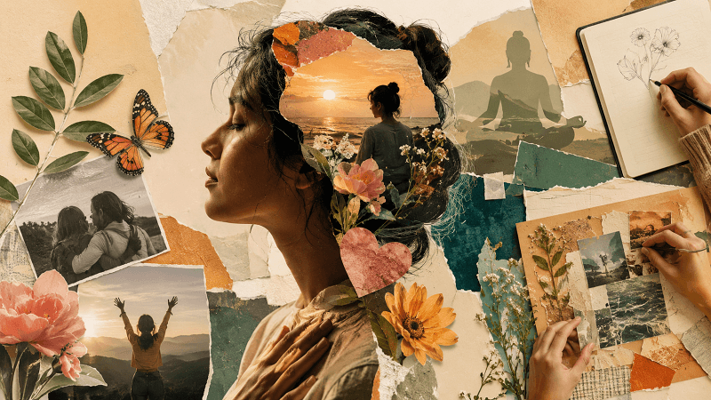 How Creative Collages Support Emotional Wellness and Storytelling